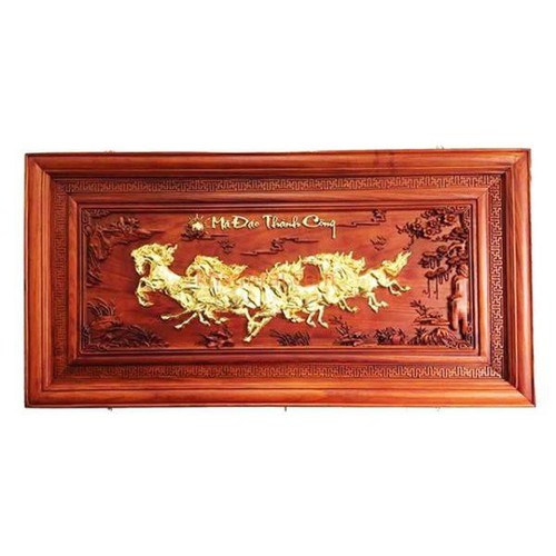 Tranh Gỗ Mã Đáo Thành Công